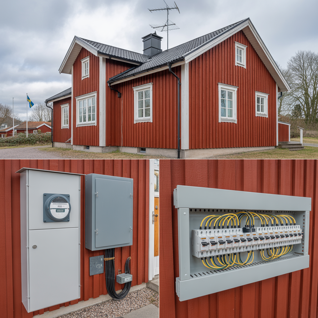 overspanningsskydd i villa typer placering och kostnad