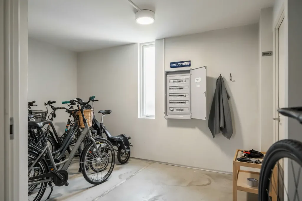 montering av automatiska str mbrytare och r relsevakter i cykelrum g rdet stermalm